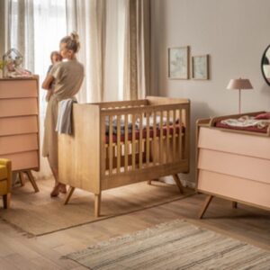 Ozola kumode ar 5 atvilktnēm Vintage Baby VOX