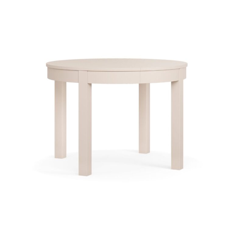 Apaļš izvelkams ēdamgalds Simple VOX 110x210x110 Bešs