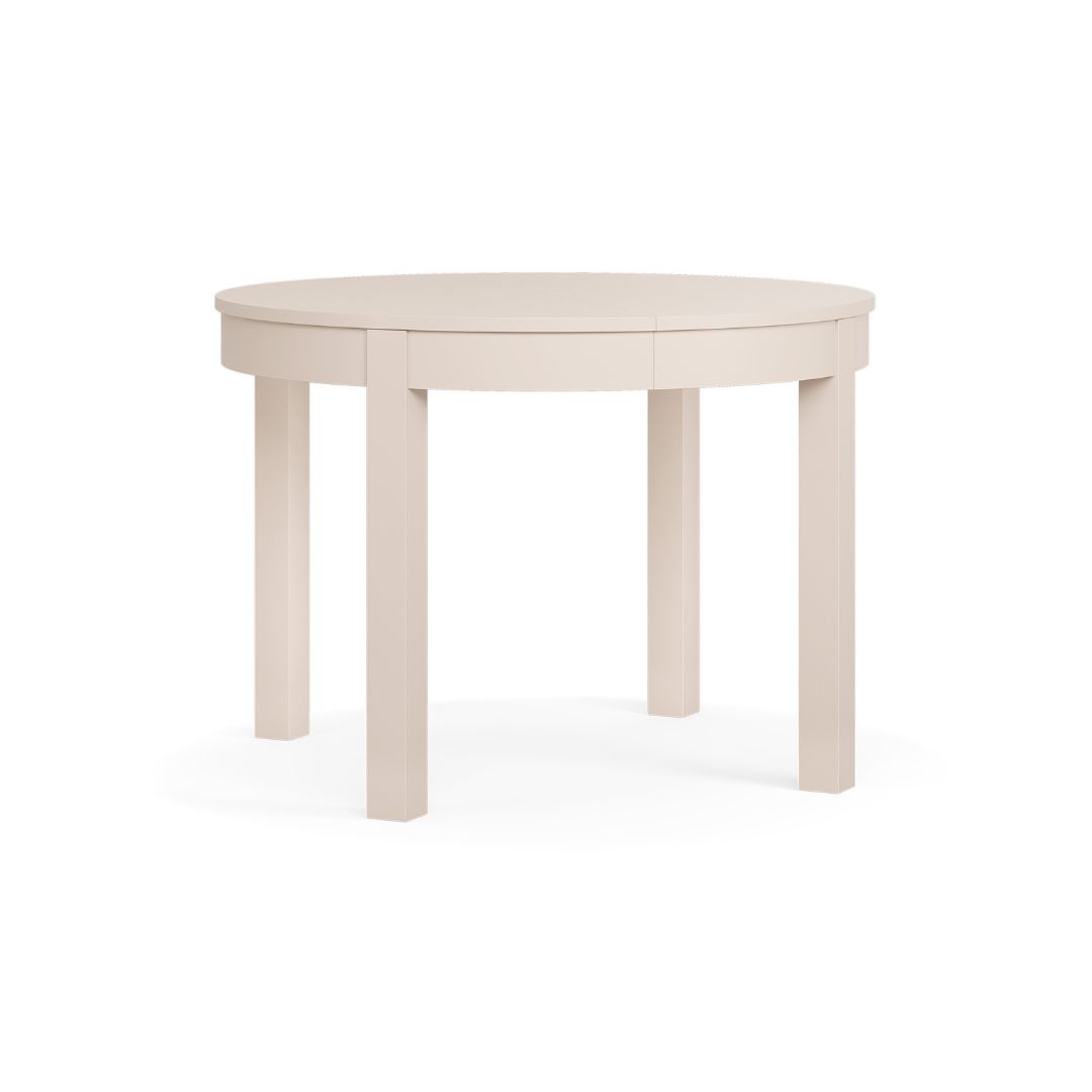 Apaļš izvelkams ēdamgalds Simple VOX 110x210x110 Bešs