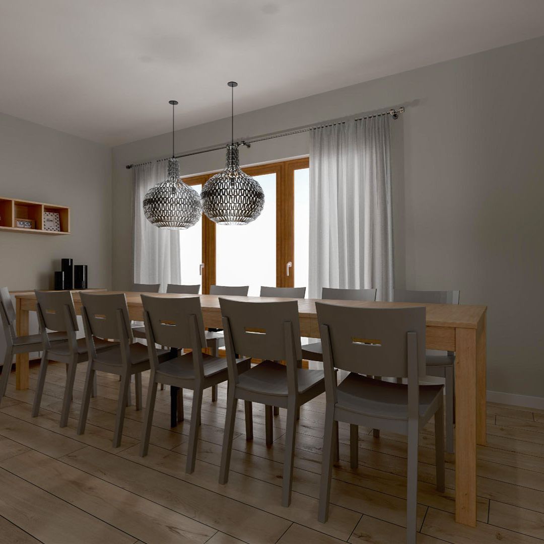 Izvelkams ēdamgalds Simple by VOX 140x340x90cm ozola
