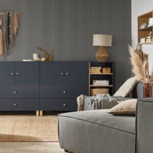 Linerio VOX Grey sienas panelis